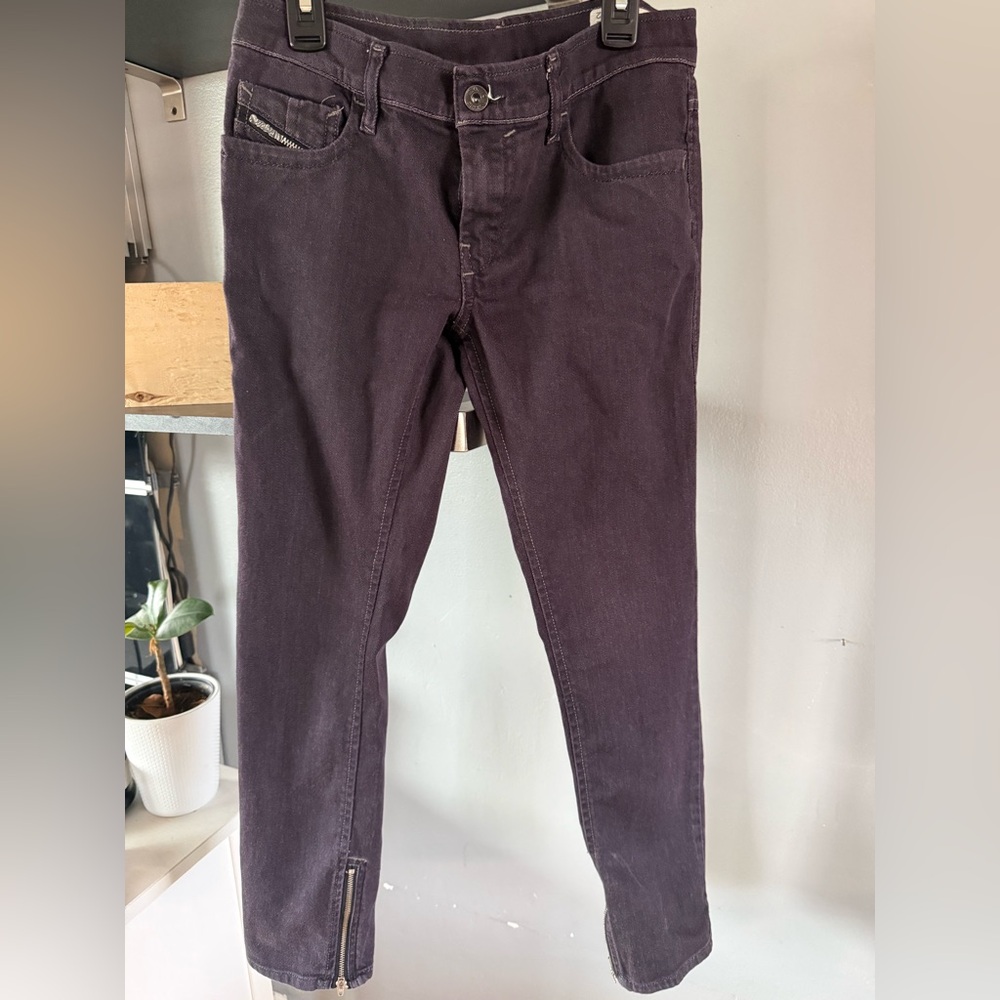 Diesel Women's Skinny Jeans in Deep Purple